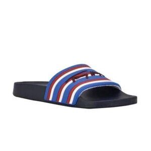 Tommy Hilfiger Szs 8/10 Ombre Stripe Molded Slide Sandal (Women) NWOT